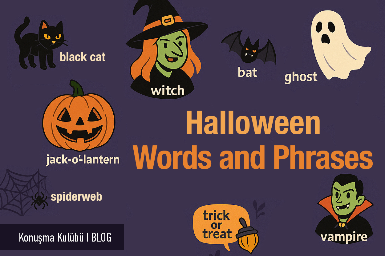 Cadılar Bayramı (Halloween) İçin İngilizce Kelimeler ve İfadeler