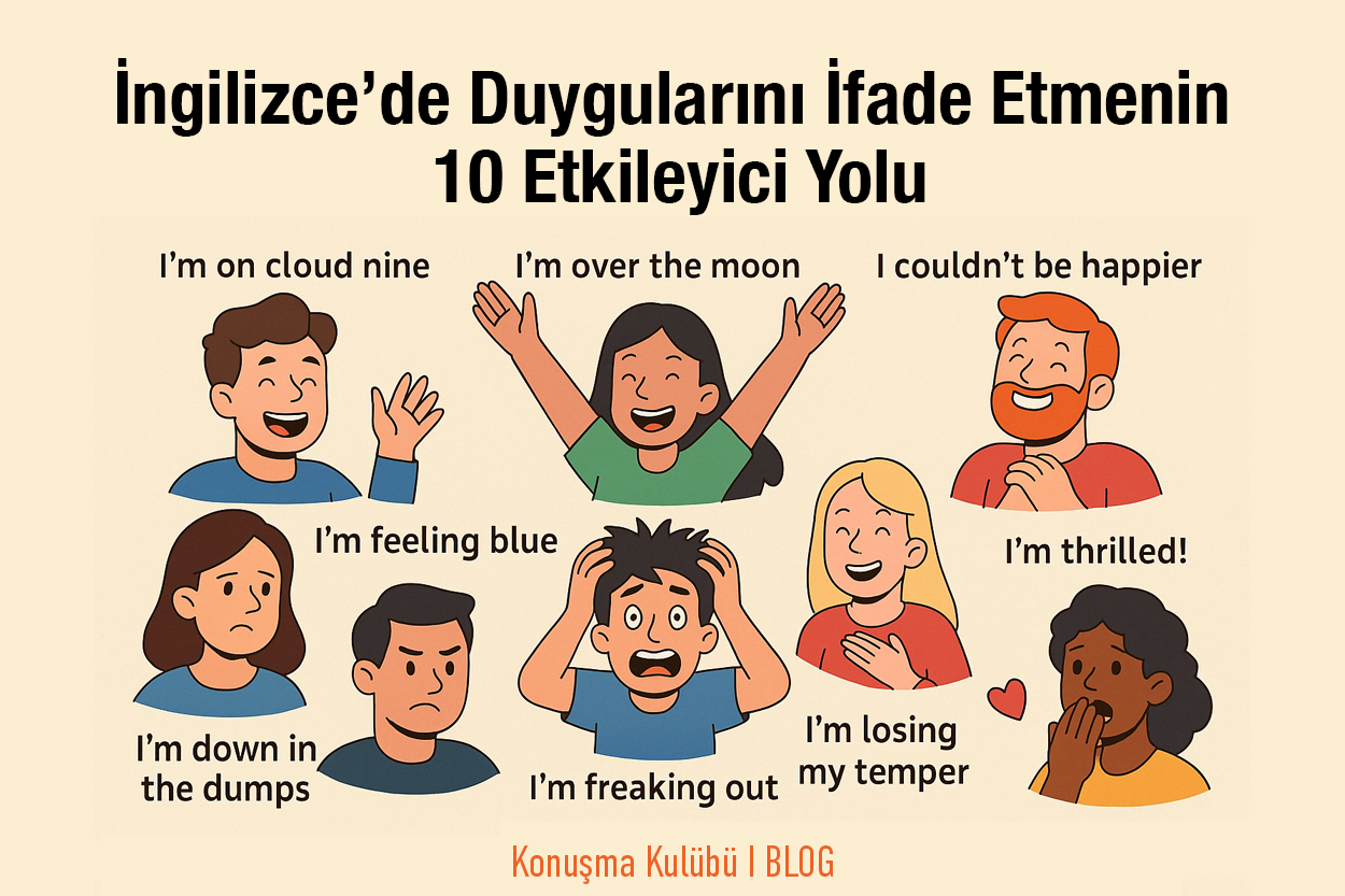 İngilizce’de Duygularını İfade Etmenin 10 Etkileyici Yolu — “I’m Fine” Demeyi Bırak!